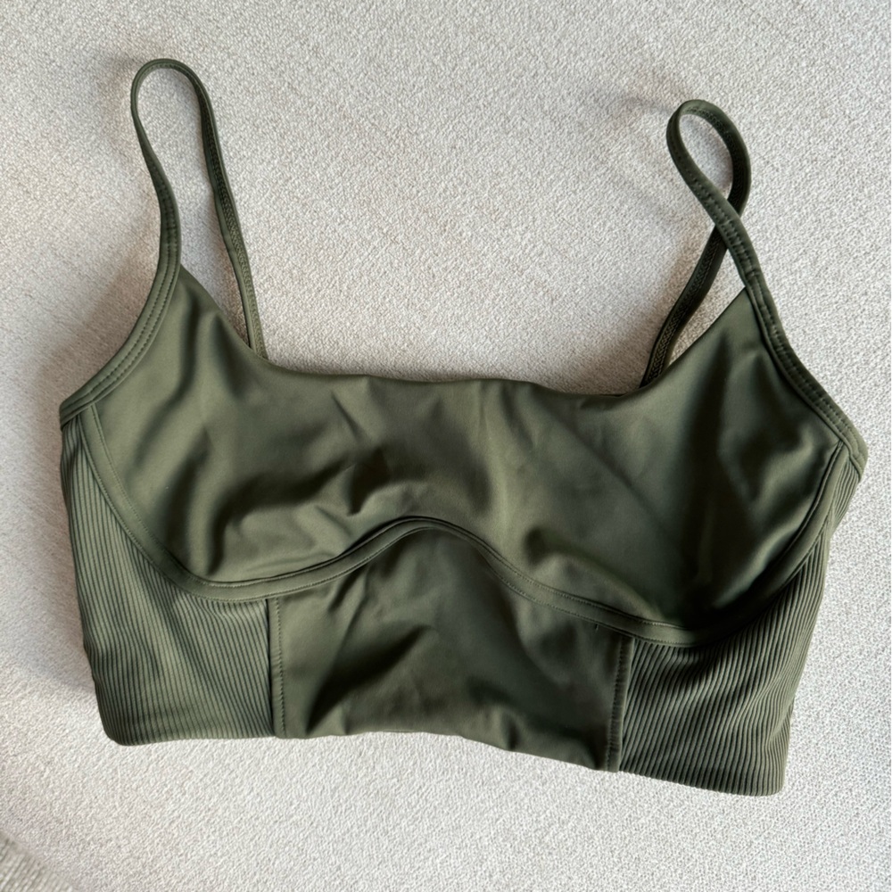 LVL Active green sports bra